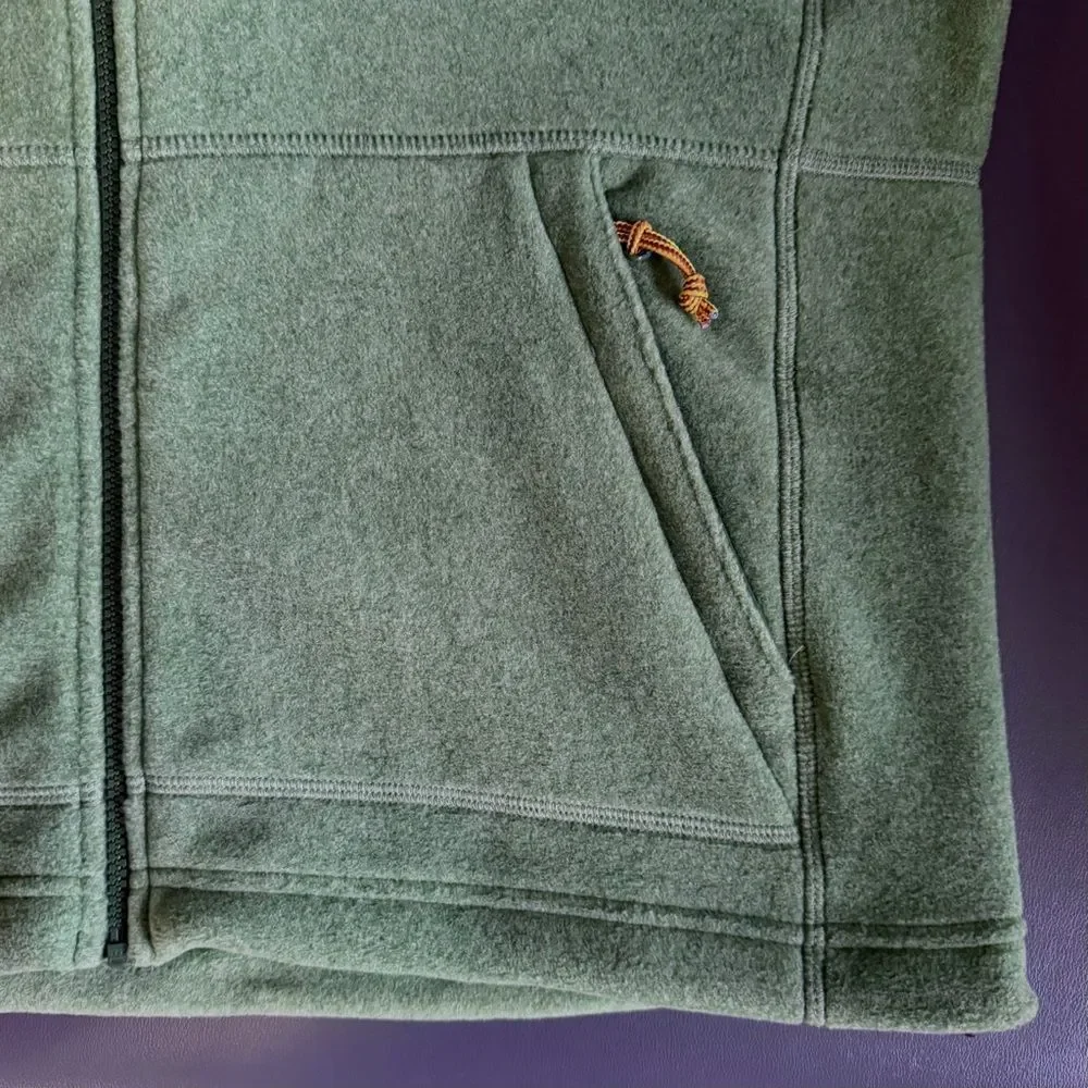 🍀 NWT L.L. Bean Men's Mountain Classic Fleece Vest Size Large Rain Forest